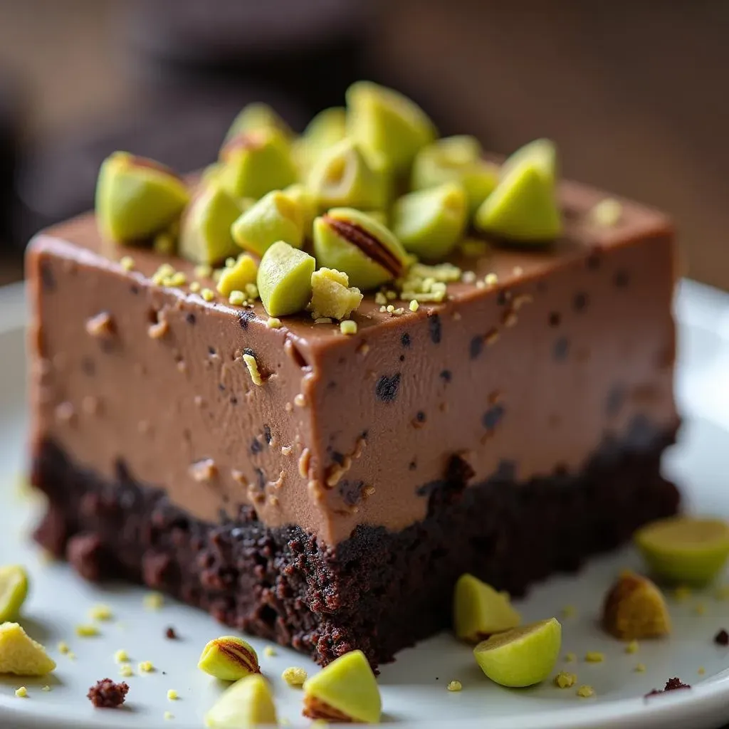 A Chocolate Pistachio Pudding Delight Twist