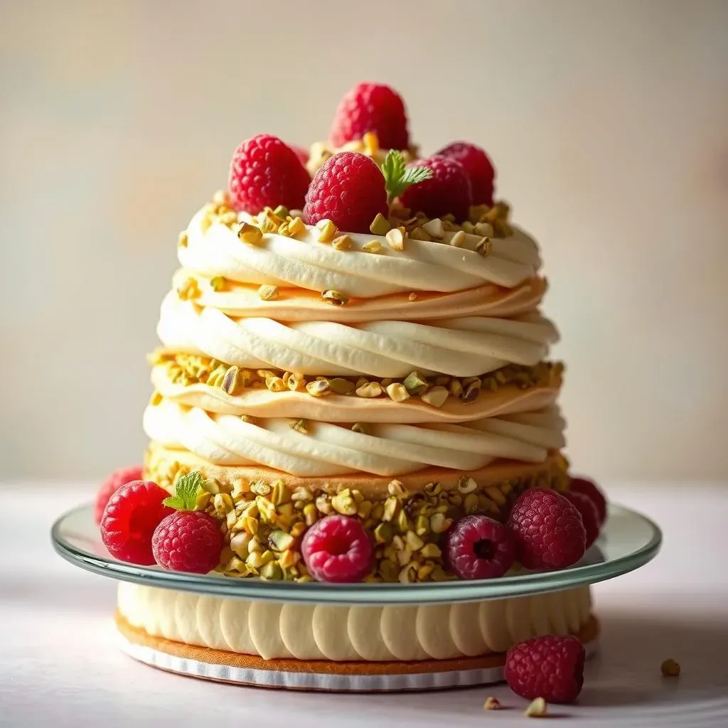 Assembling Your French Pistachio Dacquoise