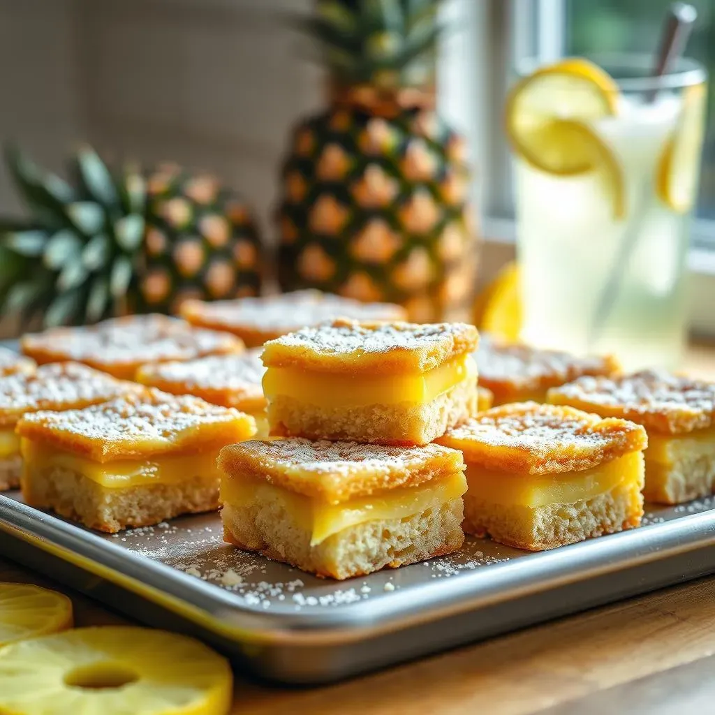 Baking the Perfect Gluten Free Pineapple Bars