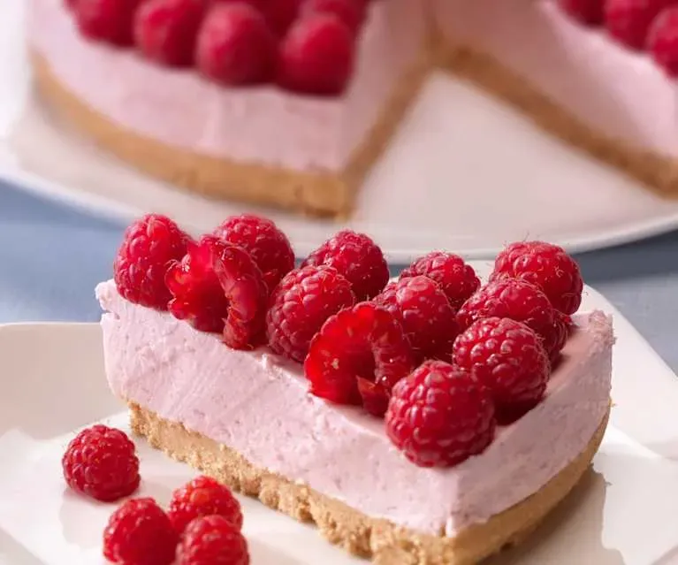 Irresistible cheese cake a la framboise Recipe