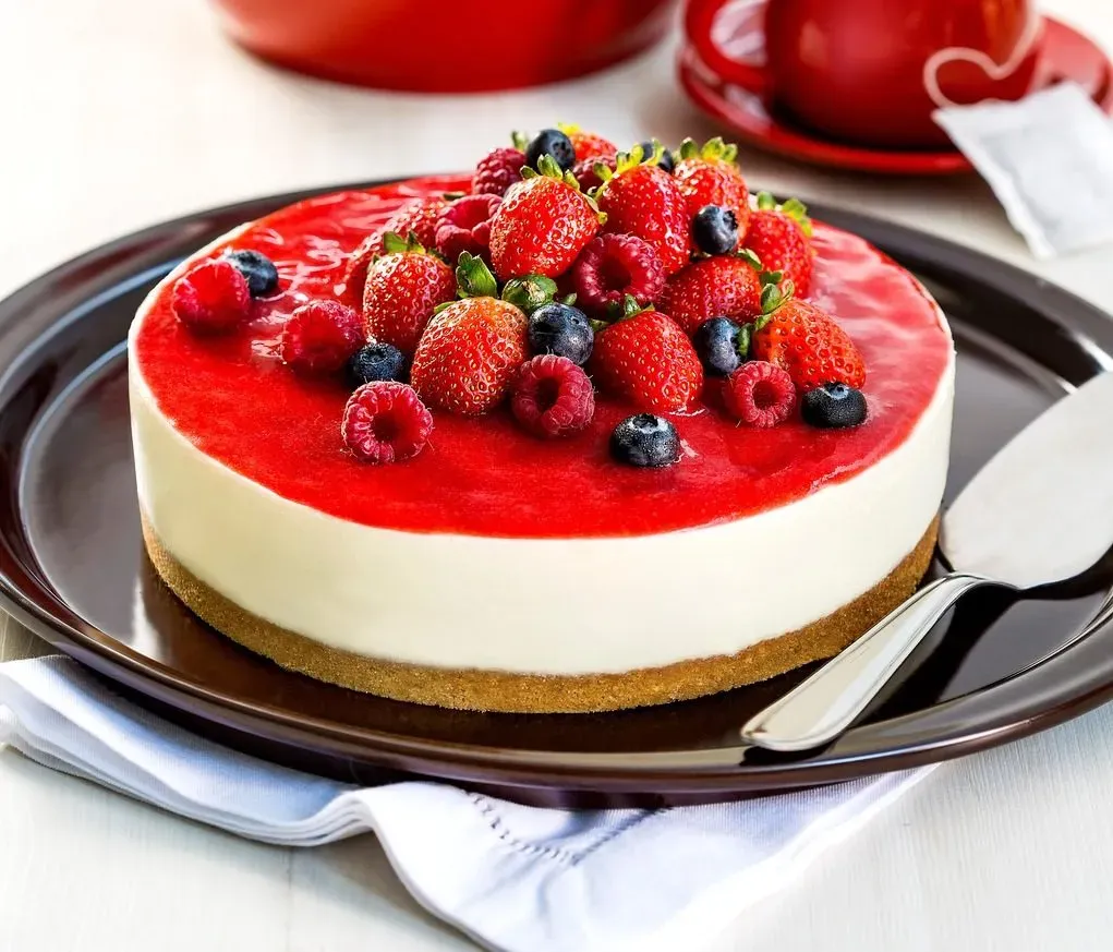 Easy & Delicious cheese cake de frutas vermelhas Recipe