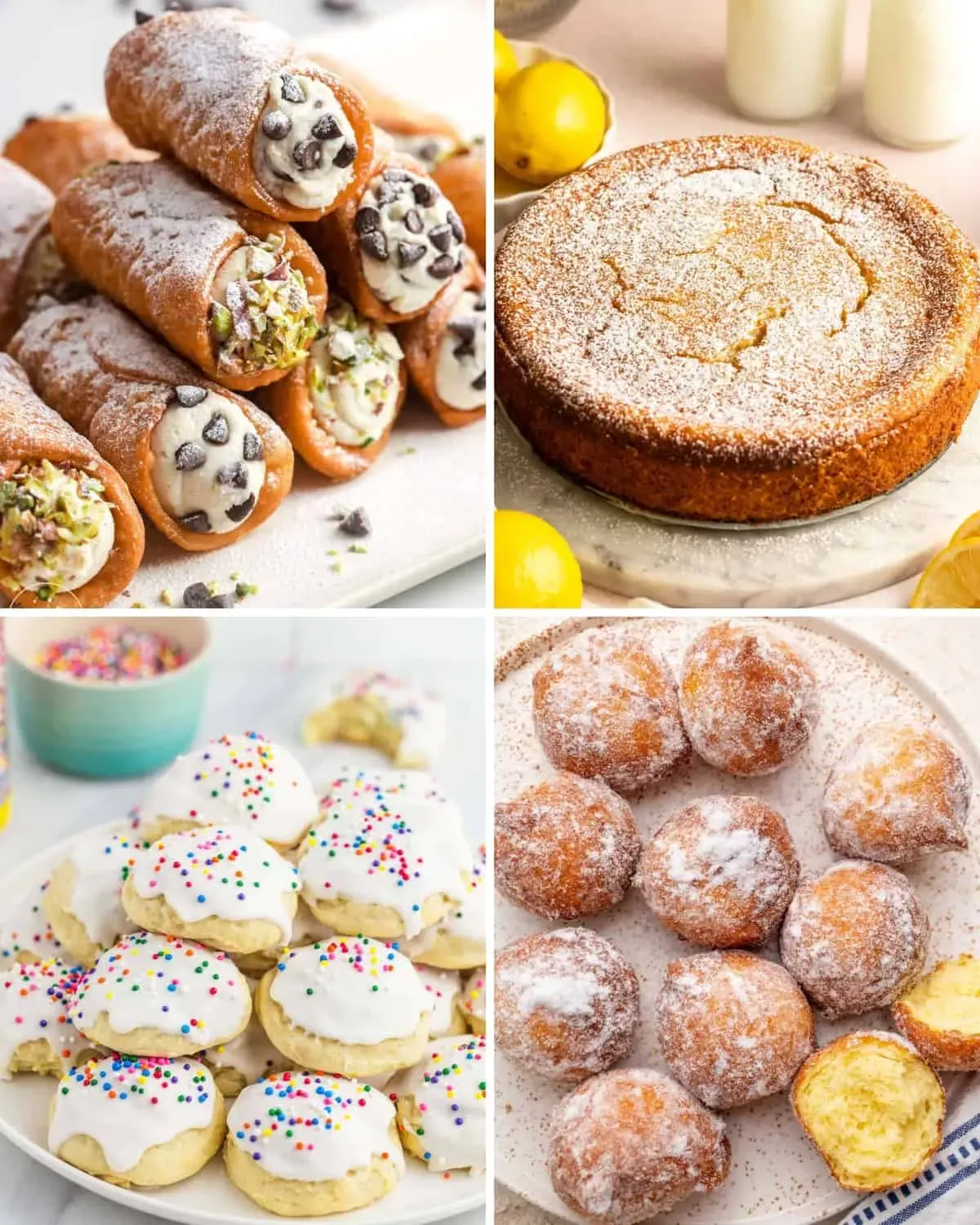 Classic Italian Ricotta Cheese Desserts