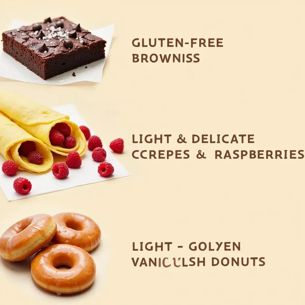 Easy GlutenFree Brownies, Crepes, Donuts, and Cookies