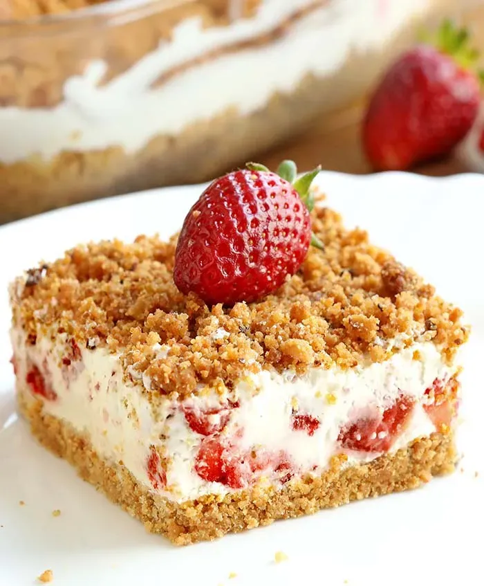 Best frozen strawberry cream cheese dessert recipe