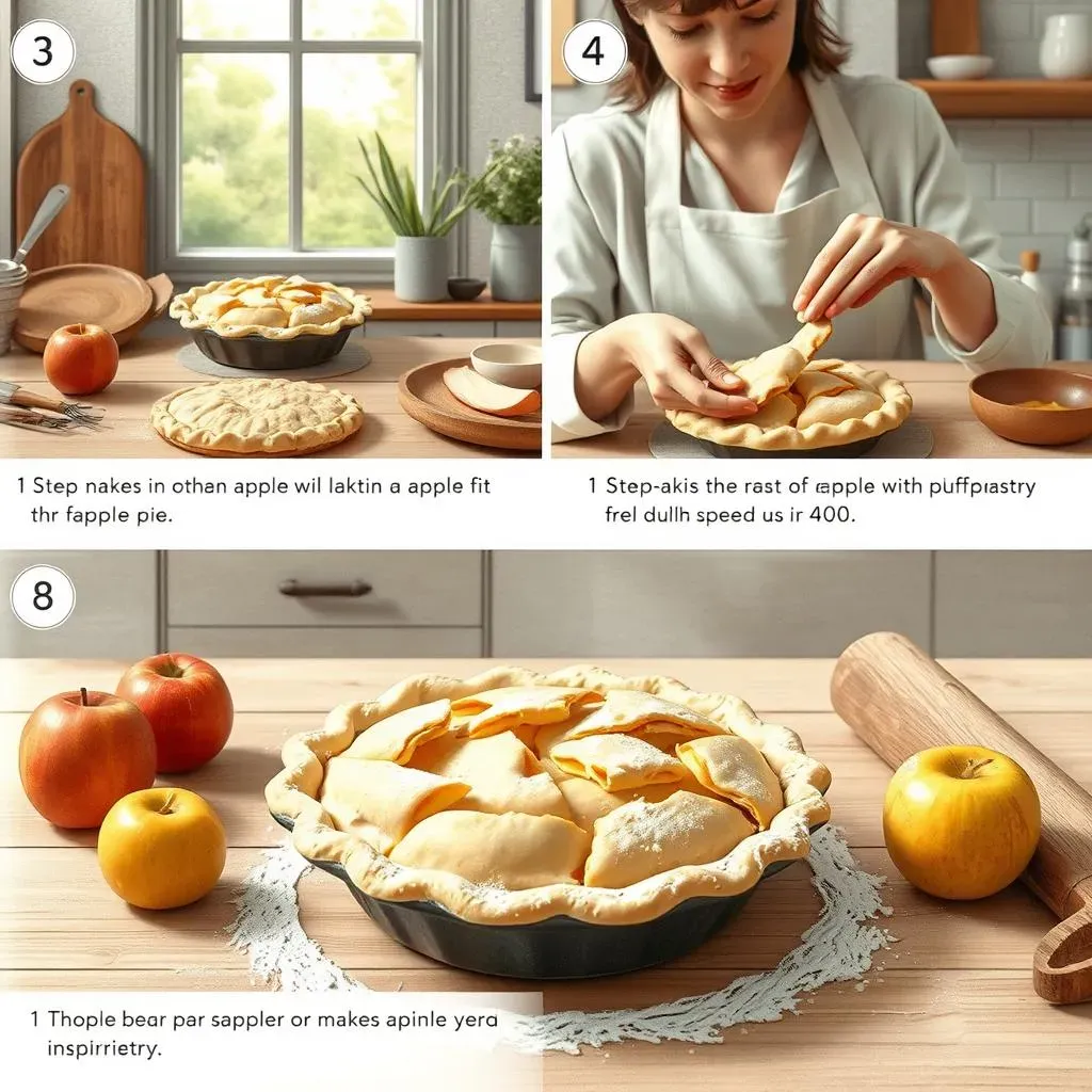 How to Make an Apple Pie with Puff Pastry: StepbyStep