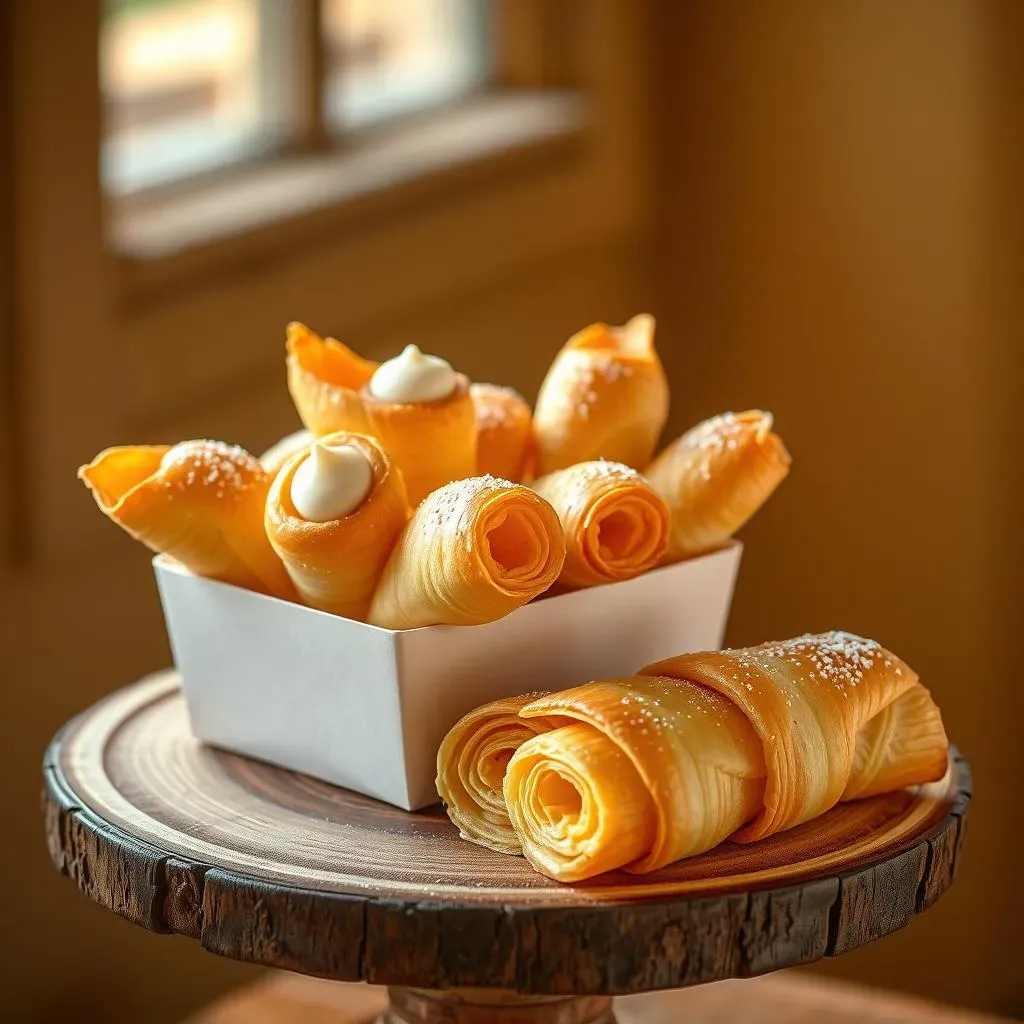 Amazing Italian Puff Pastry Dessert Recipe: Cannoncini