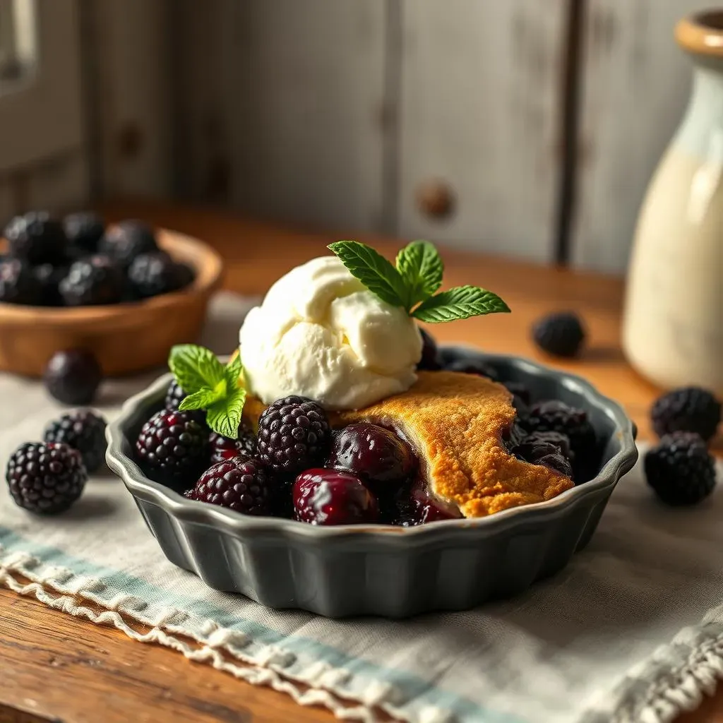 Making the Perfect GlutenFree Blackberry Cobbler