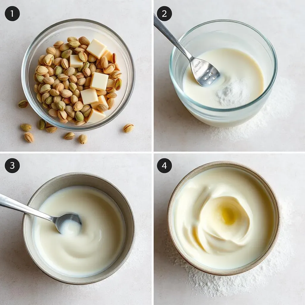 Making Your Own Pistachio Sweet Cream: StepbyStep