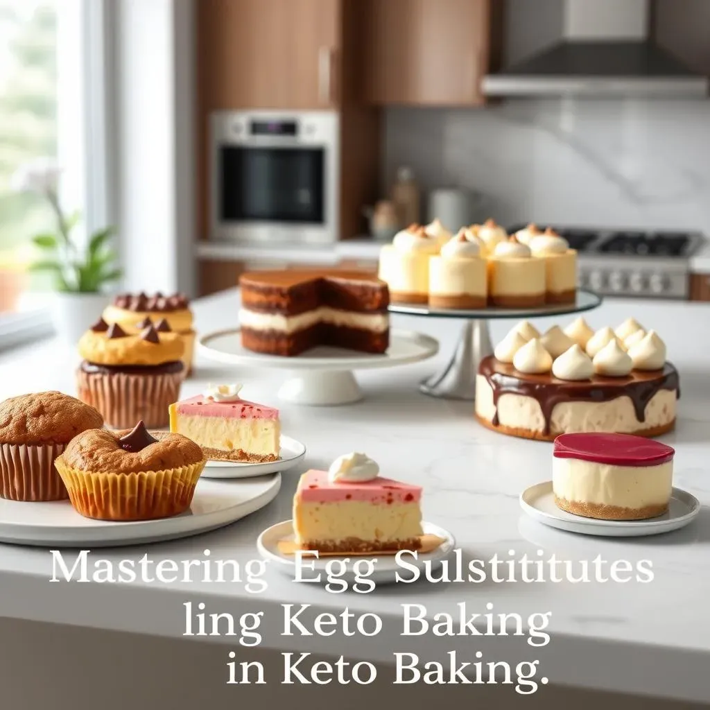 Mastering Egg Substitutes in Keto Baking: A Guide to Eggless Keto Desserts