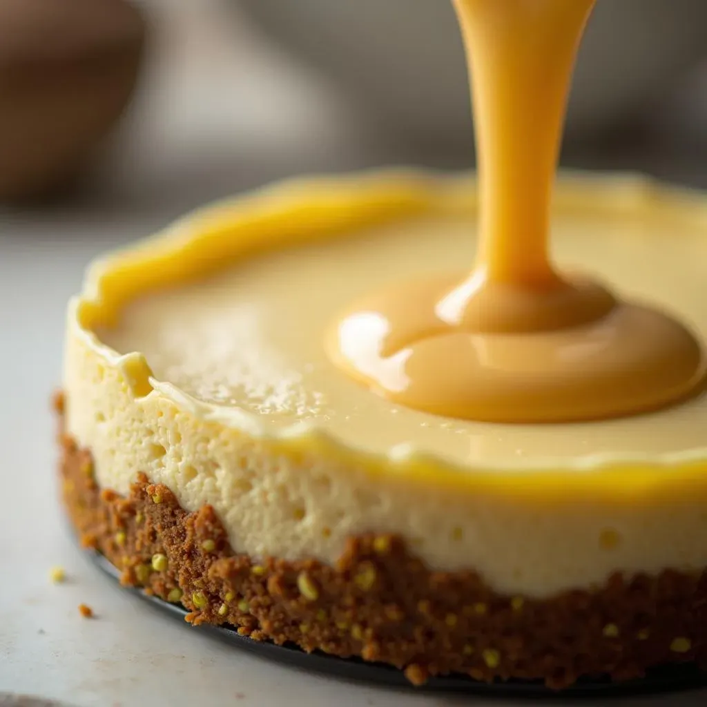 Mixing the Creamy Cheesecake Layer of Your Pistachio Dessert