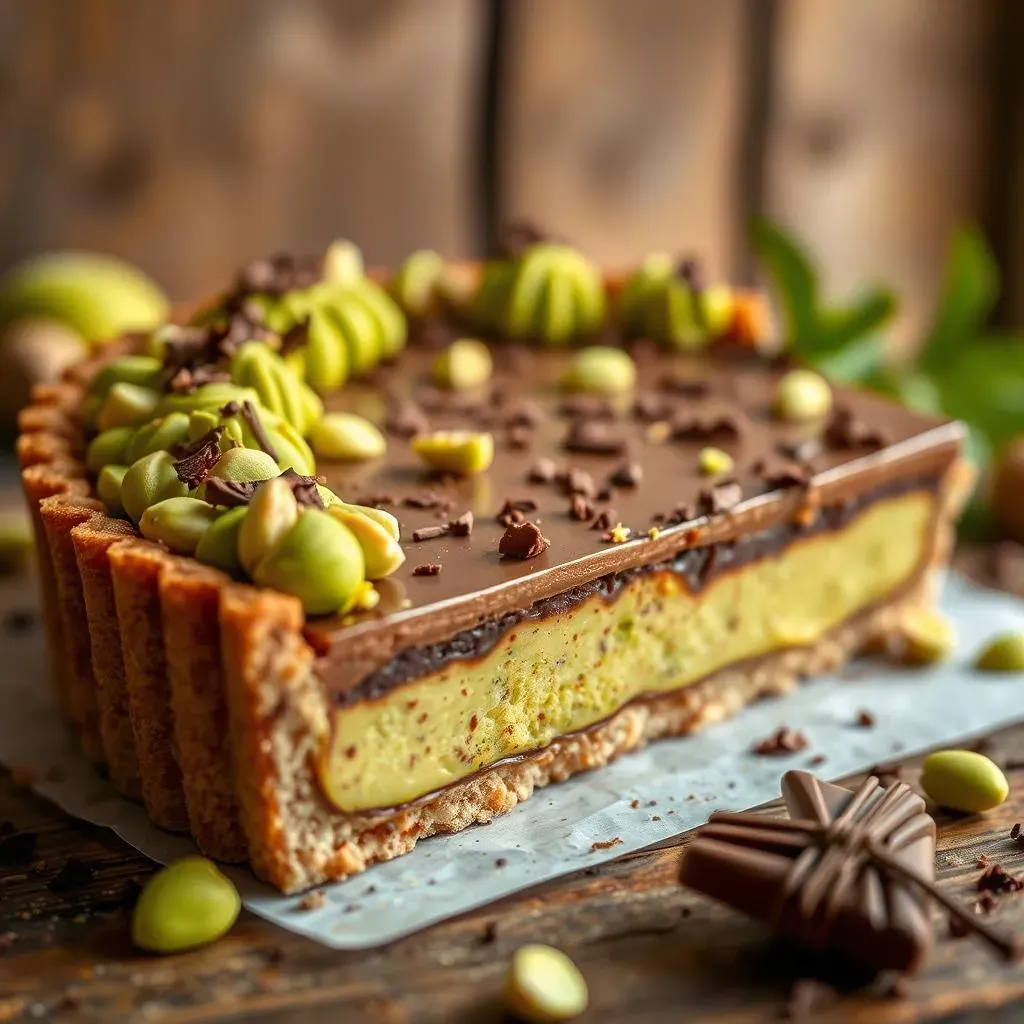 Ultimate Pistachio Chocolate Dessert Recipes: No-Bake Tart