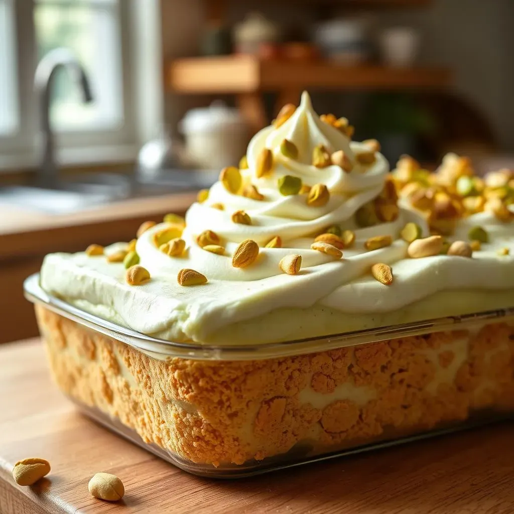 Pistachio Ice Cream Dessert: Ingredients and Instructions