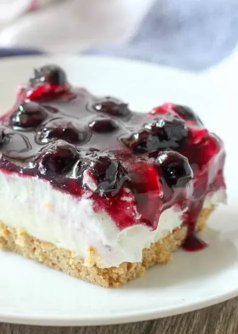 Serving and Storing Your Sweet Blueberry Treat