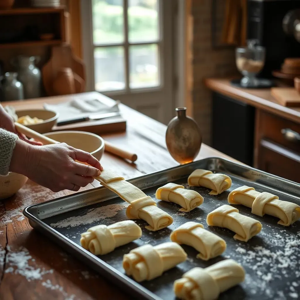Shaping and Baking the Puff Pastry for Cannoncini