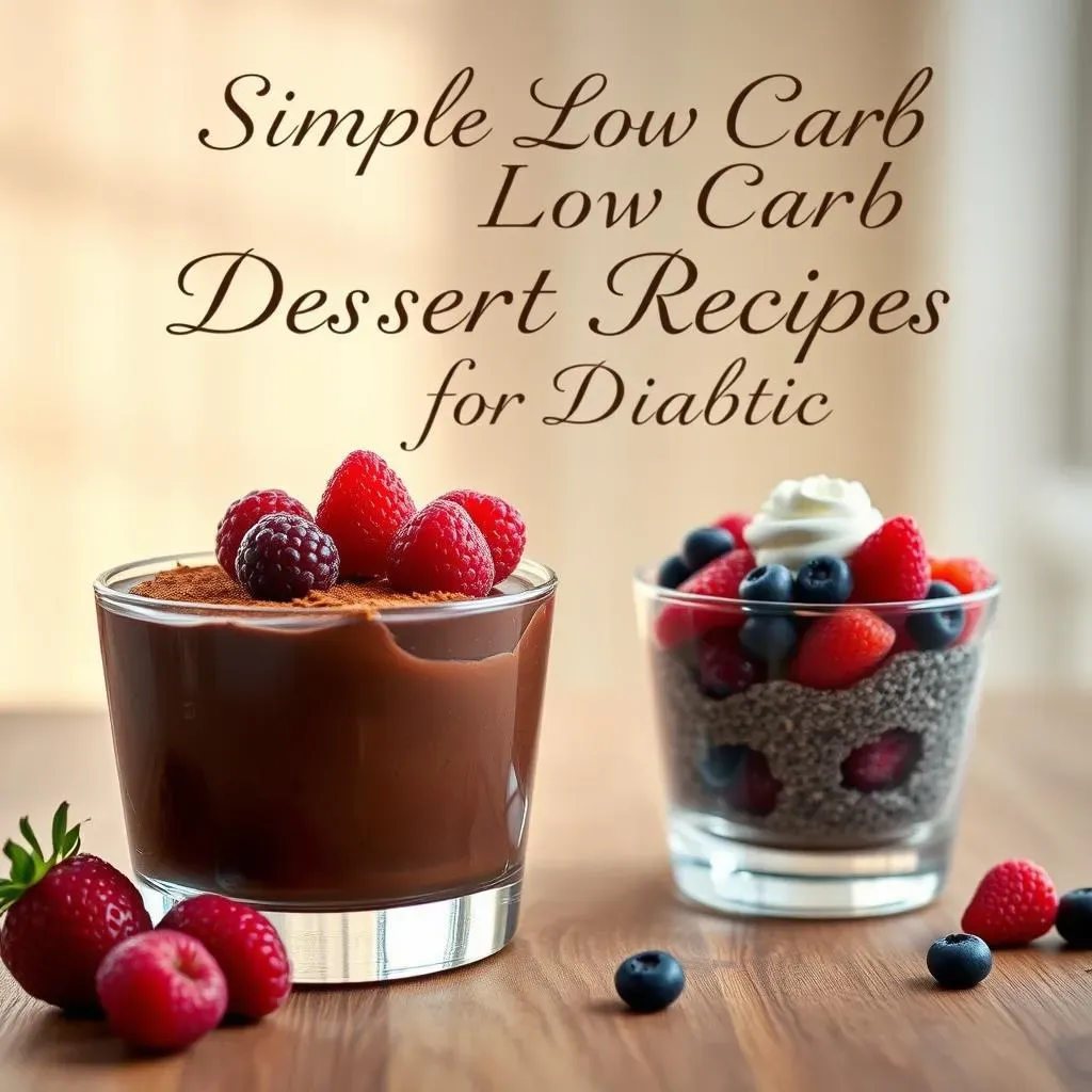 Simple Low Carb Dessert Recipes for Diabetics