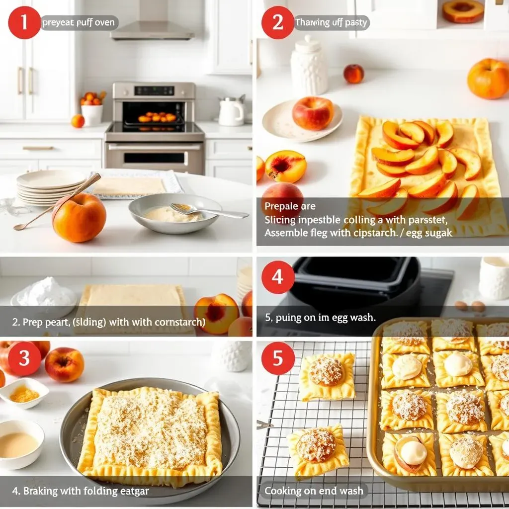 StepbyStep Guide to Making Peach Puff Pastry