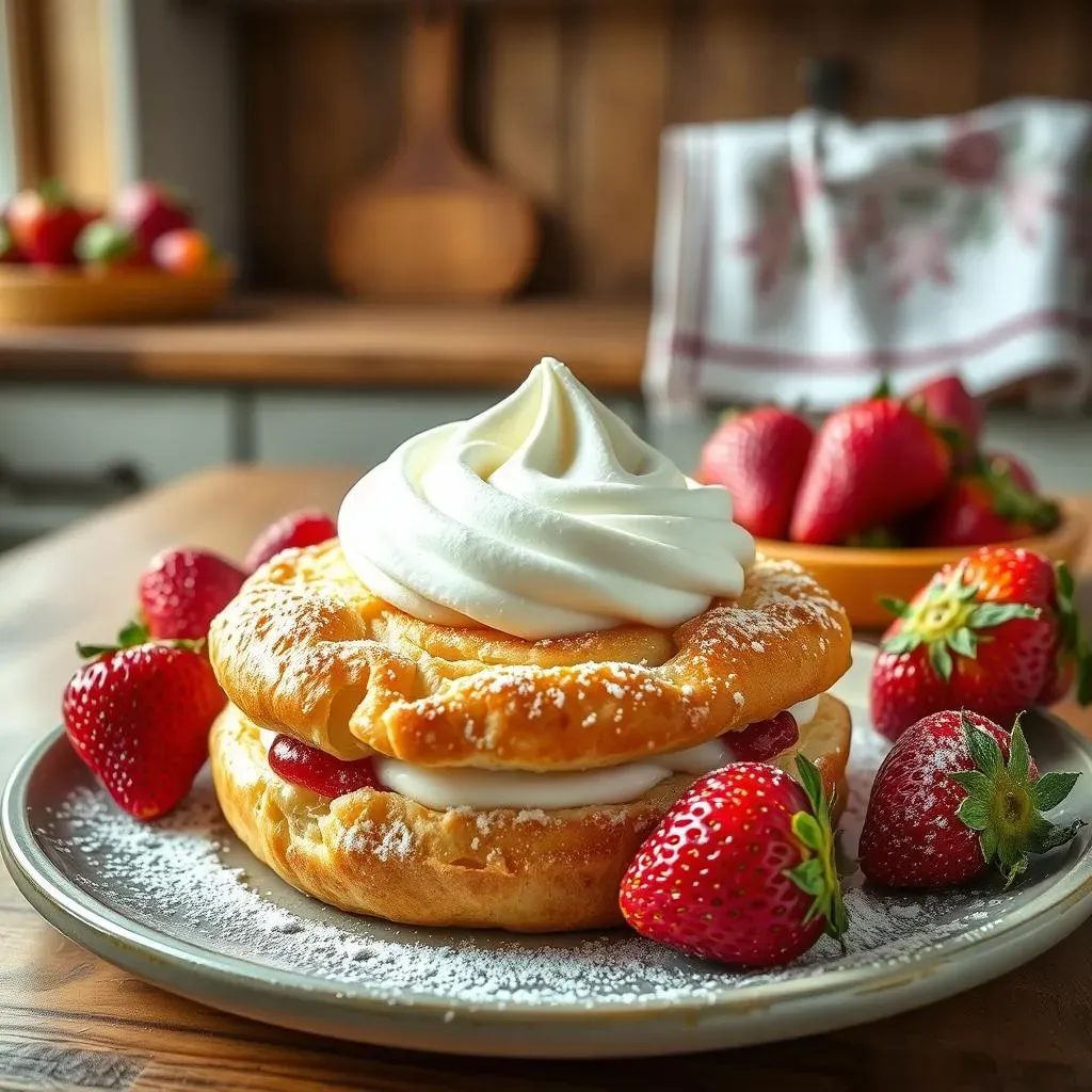 Strawberry Cream Cheese Clouds and Other Puff Pastry Shells Dessert Recipes