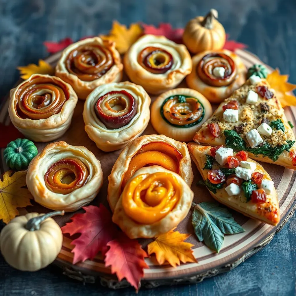Sweet and Savory Puff Pastry Fall Treats