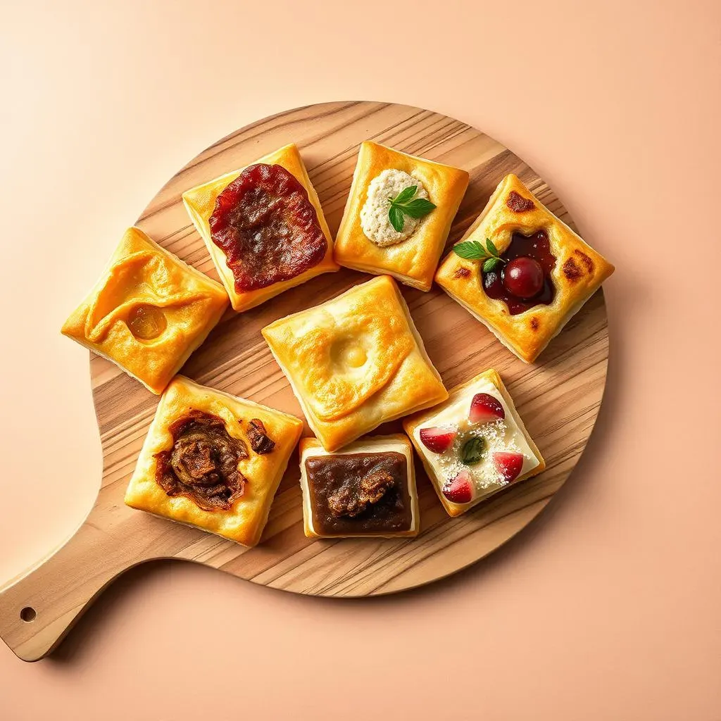 Sweet and Savory Puff Pastry Squares Ideas