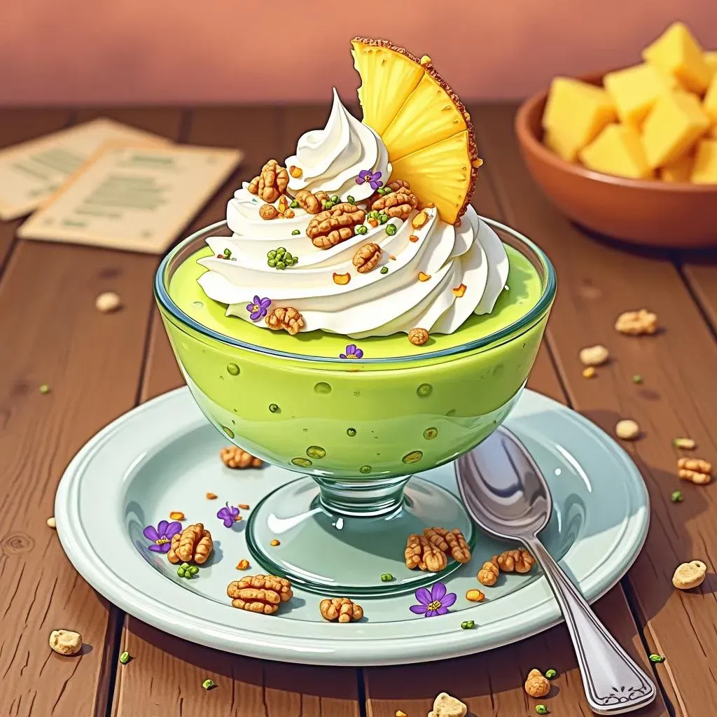 The Classic Pistachio Pudding Dessert Recipe