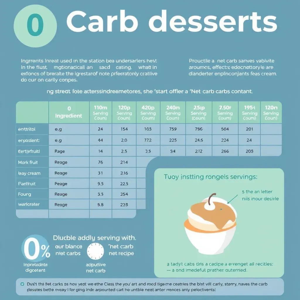 The Truth About 0 Carb Desserts: Separating Fact from Fiction